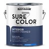 Rust-Oleum Interior Paint, Eggshell, Water Base, Smoked Navy, 1 gal 380226